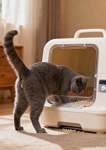 Caja automática Cat Litter