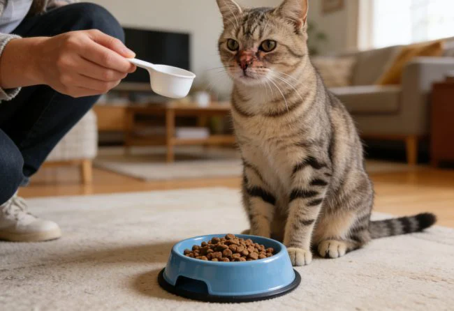 how much cat food should i feed my cat使用方法示意图