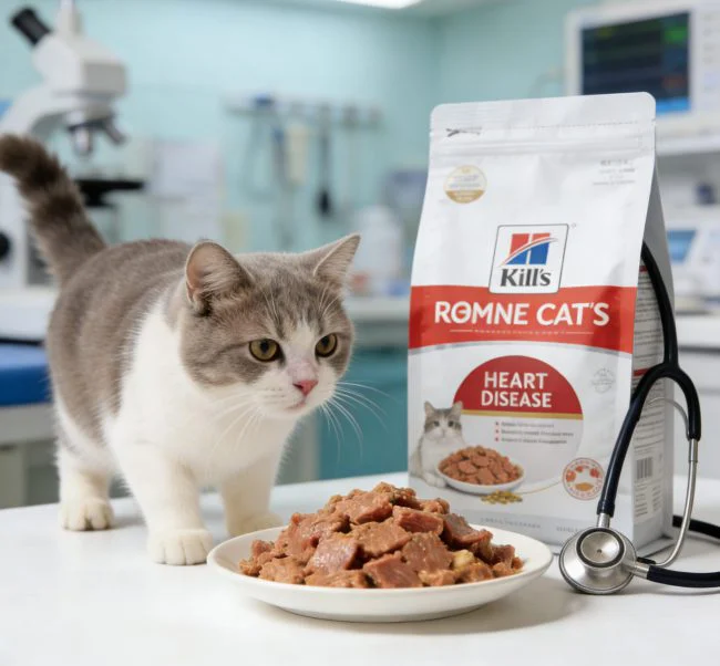 cat food for heart disease panoramic view