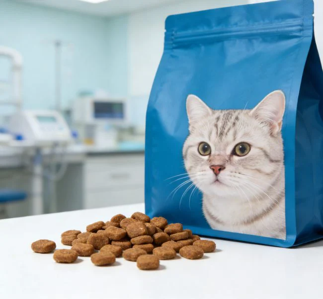 Katzenfutter für Stress Close-up - Bild