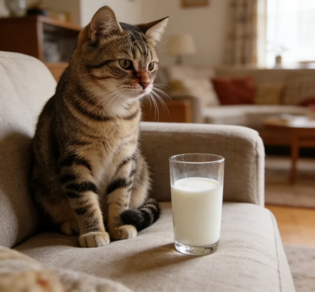 Can I give my cat milk? detail display