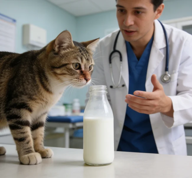 Can I give my cat milk? effect comparison