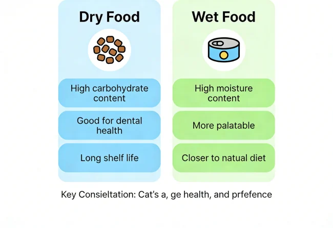 Should cats eat dry or wet food? detail display
