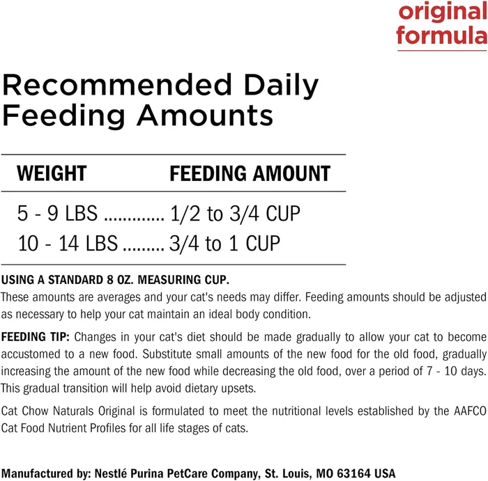 Purina Cat Chow Naturals Dry Cat Food 13 lb - Image 4