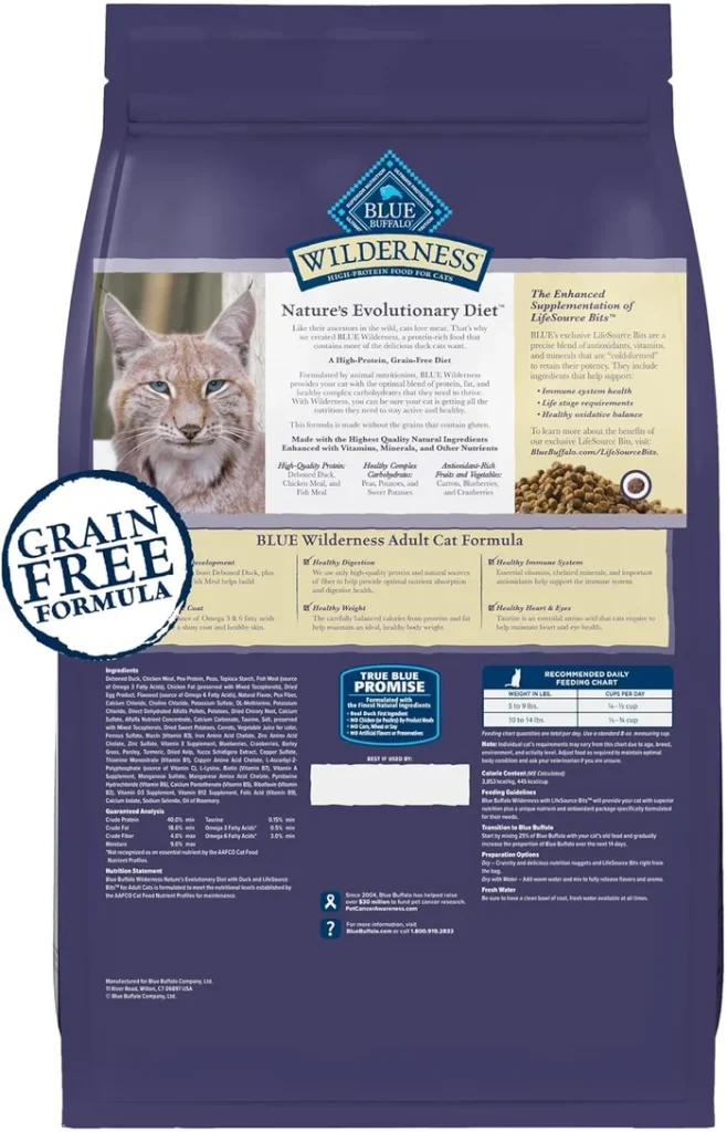 Blue Buffalo Wilderness High-Protein Cat Food - Image 2