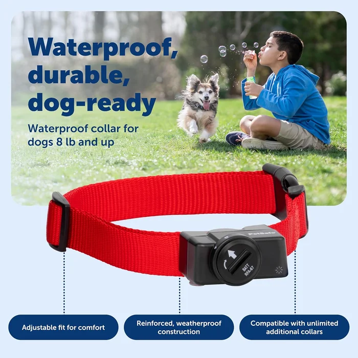 PetSafe ワイヤレスペット収容システム — 犬のためのオリジナルワイヤレス電気フェンス — ペット 8lb + のための 1 / 2 エーカーまでカバー