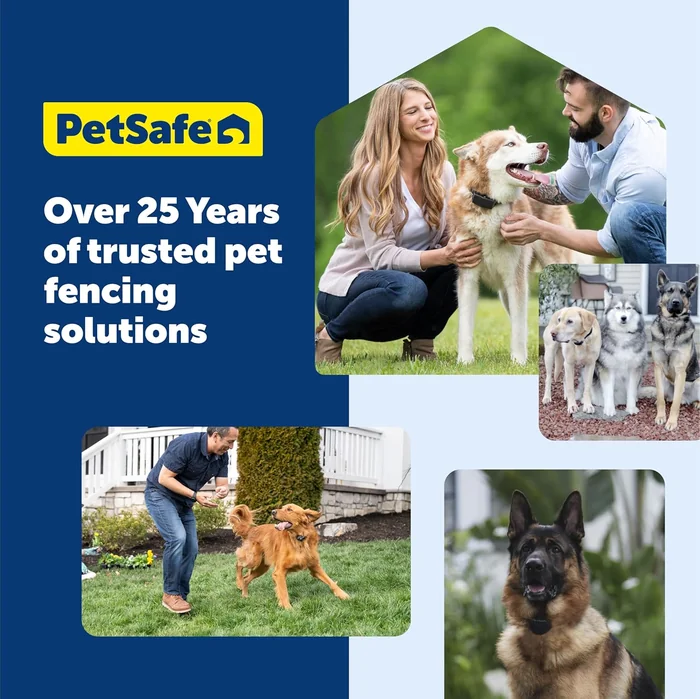 PetSafe ワイヤレスペット収容システム — 犬のためのオリジナルワイヤレス電気フェンス — ペット 8lb + のための 1 / 2 エーカーまでカバー
