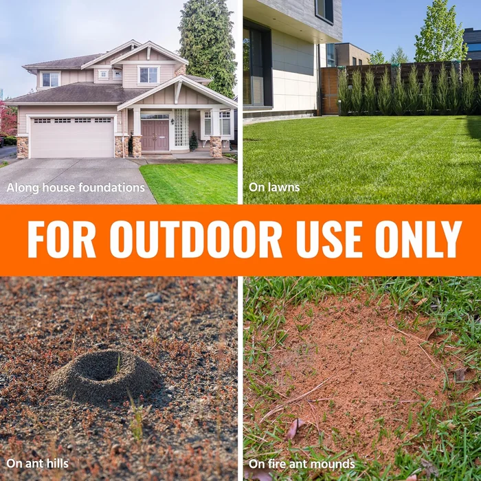 TERRO Ant Killer Plus Multi-Purpose Insect Control for Outdoors - Kills Fire Ants, Fleas, Cockroaches, and Other Crawling Insects - 3lb Shaker Bag - T901-6