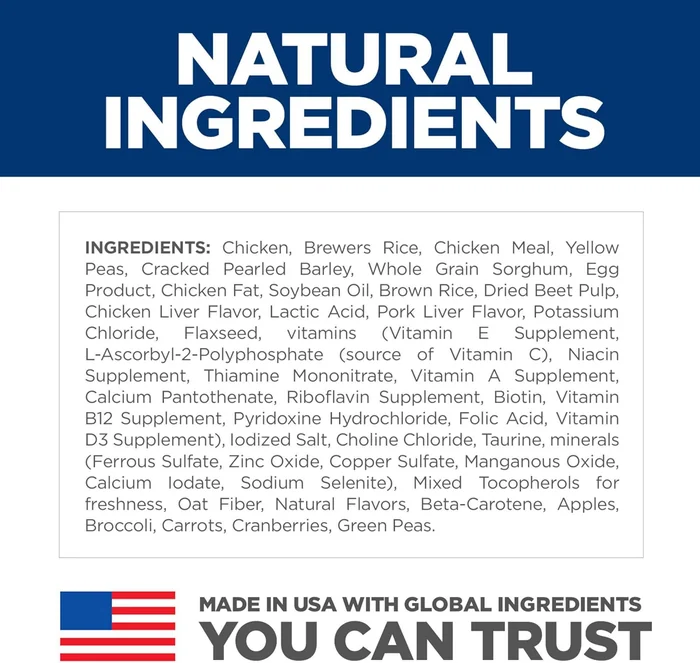 Hill 's Science Diät Sensitive Magen & Haut, Erwachsene 1 - 6, Magen & Haut Empfindlichkeit Unterstützung, Trockene Hundefutter, Huhn Rezept, 30 lb Tasche