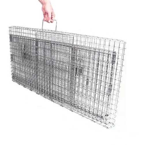 Tomahawk Live Trap - Model DT1 - Tomahawk TNR Series Neighborhood Cats Drop Trap - 36x36x14 Collapsible