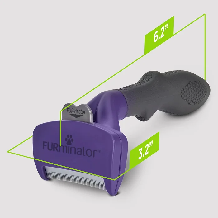 FURminator® deShedding Tool For Medium/Large Cats, Long Hair, Removes Loose Hair From Shedding