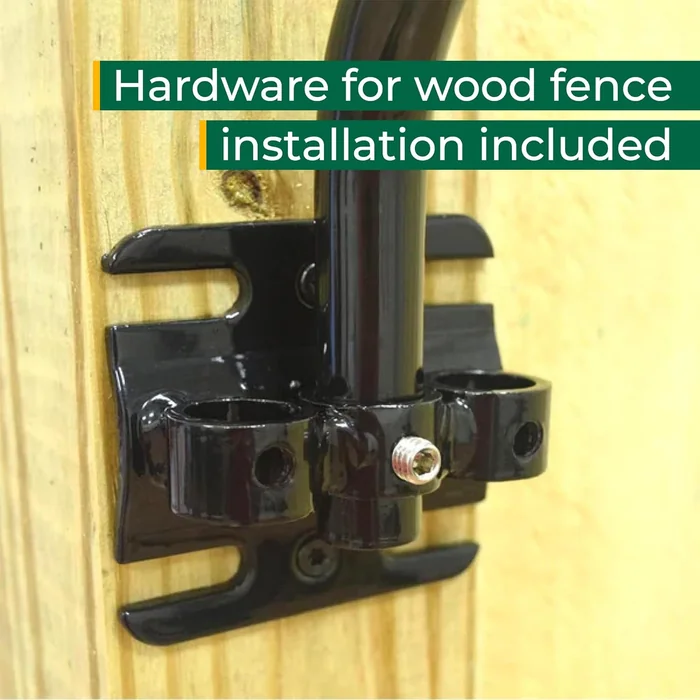 猫のための PURR...FECT フェンス変換システム — 既存の屋外フェンシングのための猫の証拠鋼製のトッパー、木材、チェーンリンク、金属、レンガ、およびビニルのフェンスのための封じ込め障壁、 5 '高さまたはより高い、 50 フィートキット