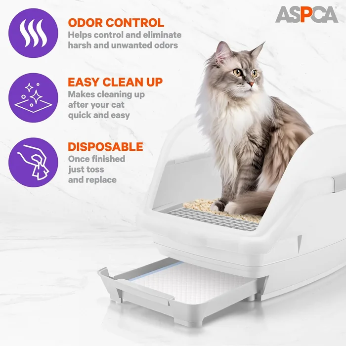ASPCA Frisch Dufted Cat Pad Refills for Litter Box System Größe 16,9 x 11,4 Zoll - Packung von 20
