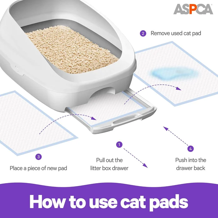 ASPCA Frisch Dufted Cat Pad Refills for Litter Box System Größe 16,9 x 11,4 Zoll - Packung von 20