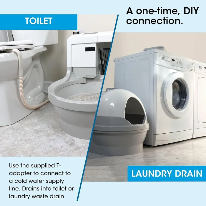 CatGenie A.I. Self-Cleaning, Fully-Flushing, Automatic Cat Litter Box