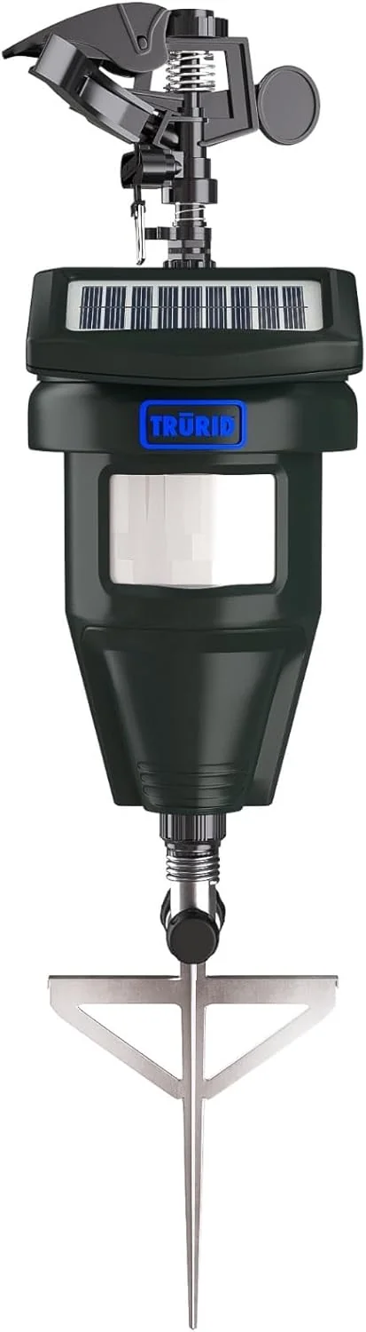 Bewegung aktivierte Sprinkler für den Hof - Wirksames Hirsche & Katzen Abwehrmittel, Skunk Deterrent, Raccoon & Hunde Abwehrmittel, Rasensprinkler-System, Wassersprinkler für Rasenschutz