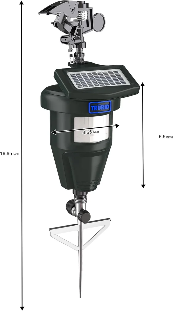Bewegung aktivierte Sprinkler für den Hof - Wirksames Hirsche & Katzen Abwehrmittel, Skunk Deterrent, Raccoon & Hunde Abwehrmittel, Rasensprinkler-System, Wassersprinkler für Rasenschutz