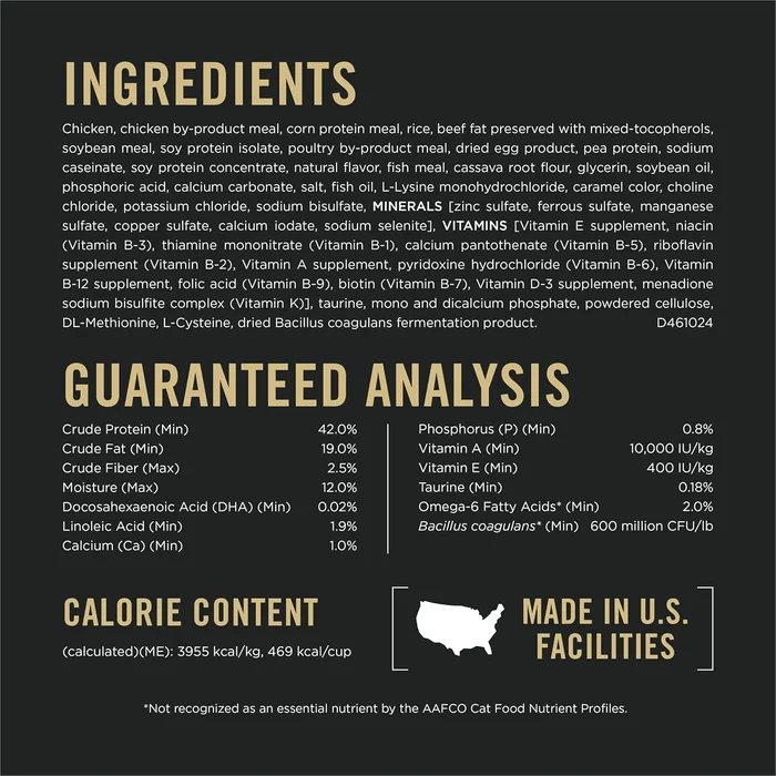 Purina Pro Plan Kitten Dry Food Complete Essentials Shredded Blend Chicken and Rice Formula - 6 lb. Bag