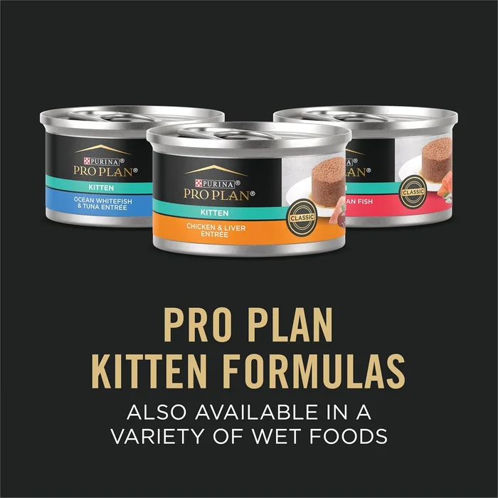 Purina Pro Plan Kitten Dry Food Complete Essentials Shredded Blend Chicken and Rice Formula - 6 lb. Bag