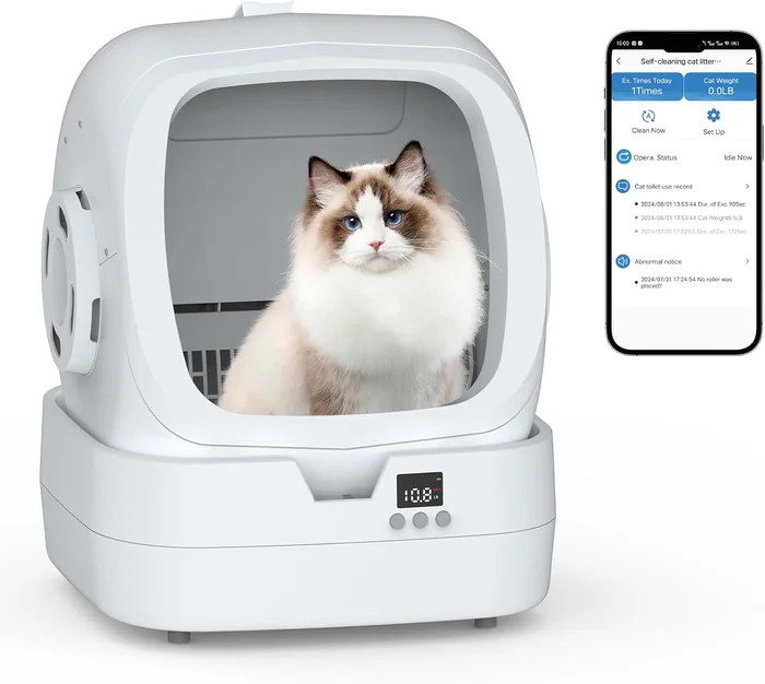 Automatic Cat Litter Box Self Cleaning