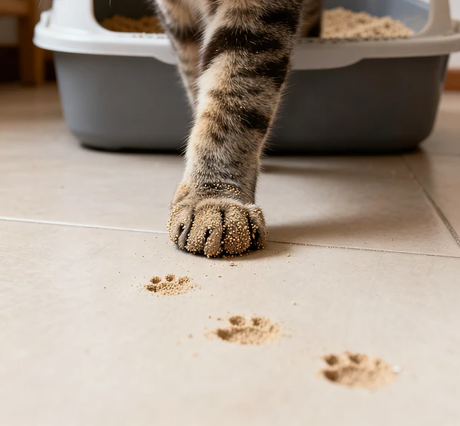 猫のごみ追跡を止めるには ？究極のガイド