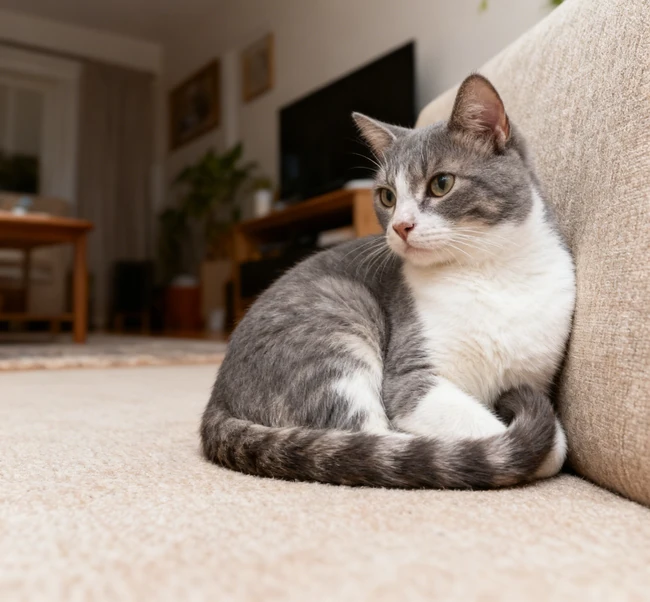Pill, pill pocket, pill gun, and towel laid out on a table