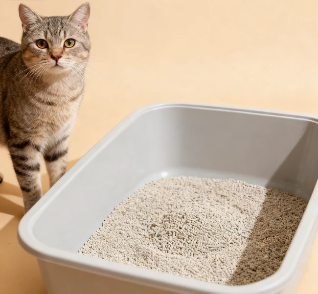 Comparison of open, covered, and top-entry litter boxes