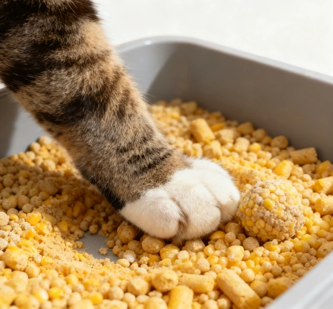 Dr. Elsey's Ultra Premium Clumping Cat Litter in a blue bag