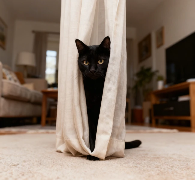 Close-up of a person's hand holding a cat's head to administer a pill