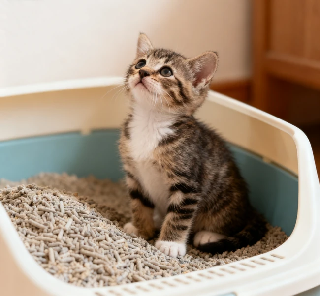 Une personne mélangeant deux types de déchets différents dans une boîte