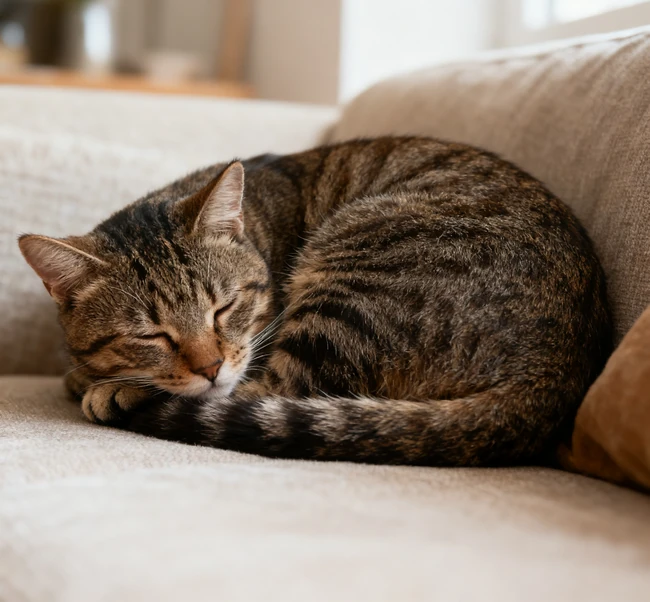 Bag of World's Best Cat Litter next to a scooped litter box