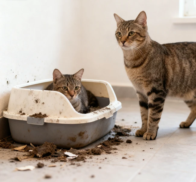A comparison of clumping, crystal, and pine pellet cat litters