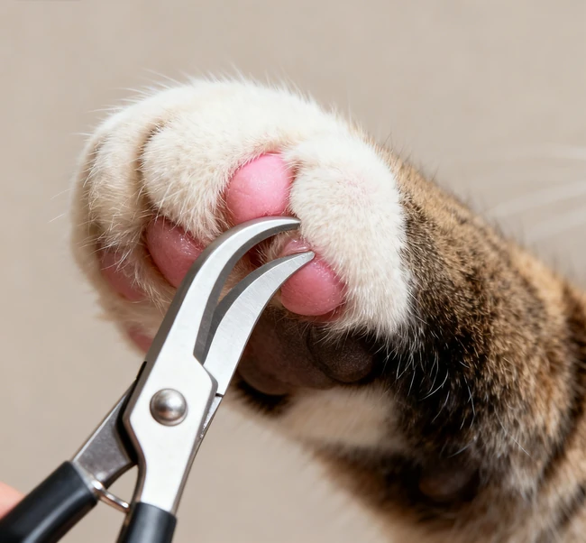 A cat using a sturdy sisal scratching post